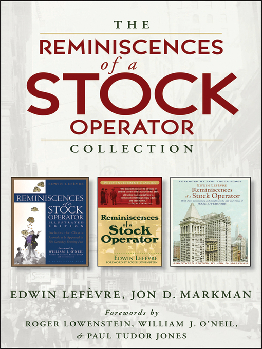 reminiscences of a stock operator epub